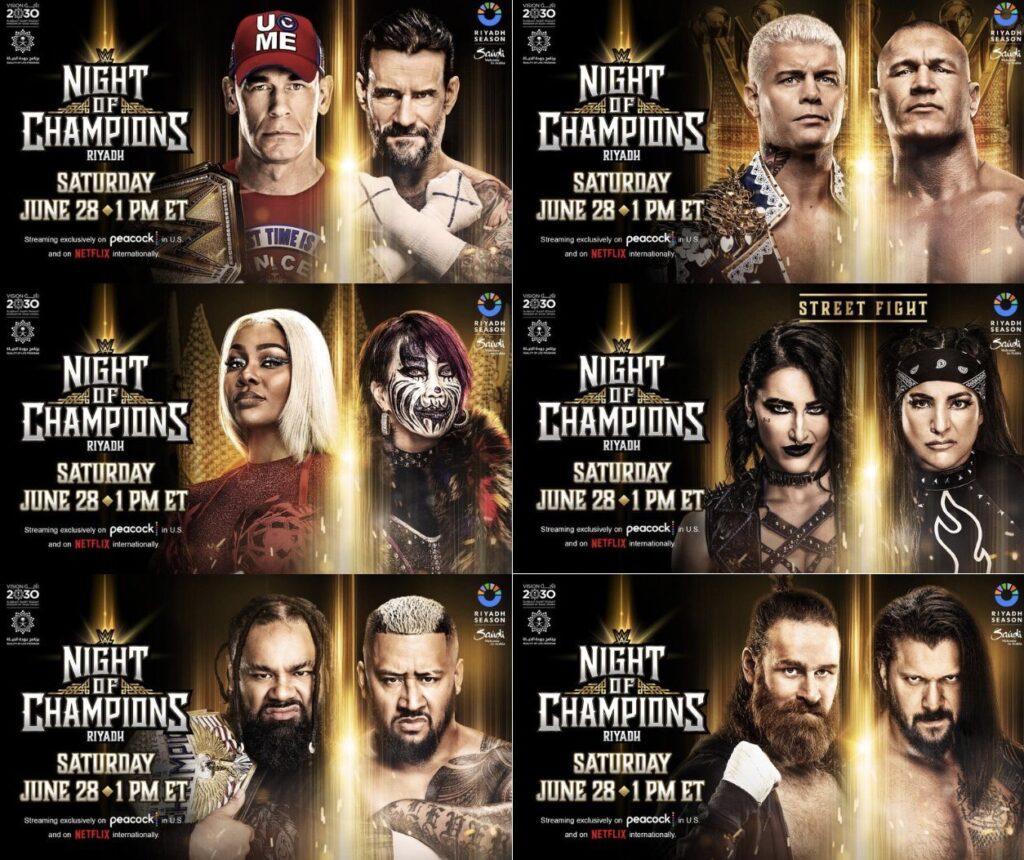 WWE Night of Champions 2025: Full Match Card & Guide